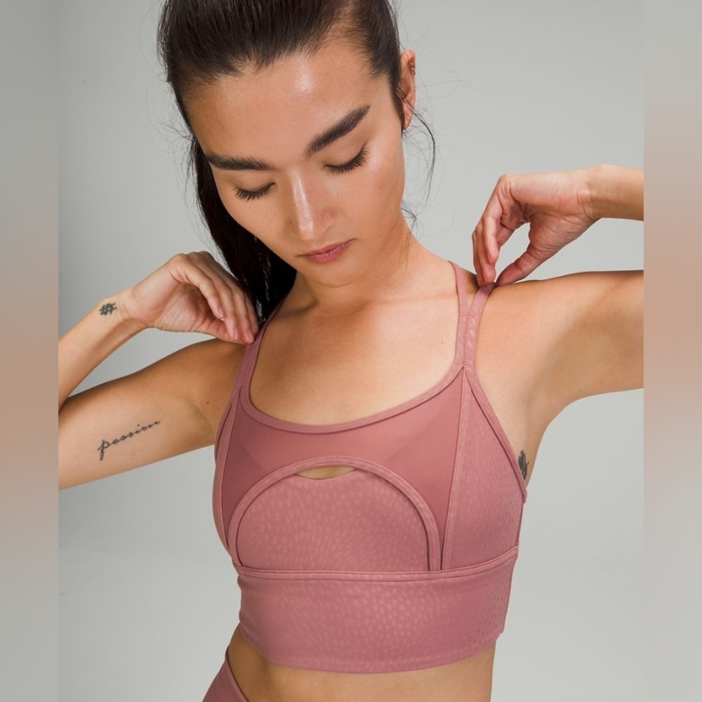 Lululemon Nulu and Mesh Yoga Bra Light Support, A/B Cups